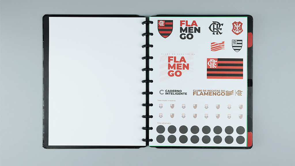 Detalhes do Caderno Inteligente Flamengo